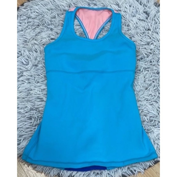 Ivivva‎ by Lululemon tank top girls size 14 with shelf bra - Picture 1 of 5